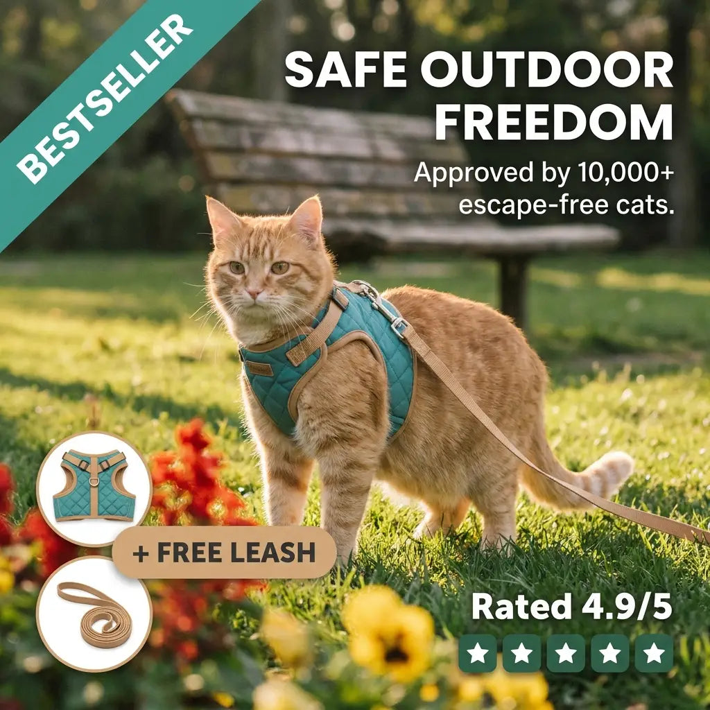 WhiskerWalk™ Adventure Harness + LEASH